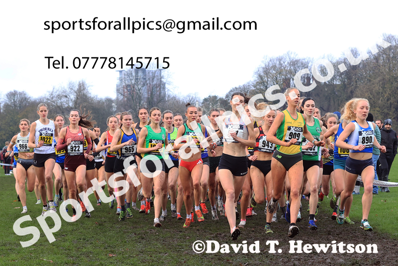 Senior Womens and Under-23s 2025 Liverpool Cross Challenge, Sefton Park, Saturday, November 22th. Photo: David T. Hewitson/Sports for All Pics